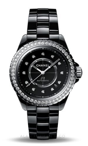 Chanel J12 Diamond Bezel Watch Caliber 12.1 (Ref. H6526)