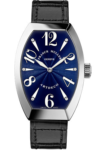 Franck Muller 18K WG 27mm Model 11002 L QZ OG Blue