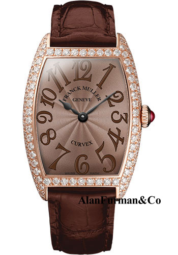 Franck Muller 18K RG Model 1752 QZ D 5N CHOCOLATE