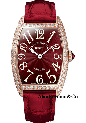 Franck Muller 18K RG Model 1752 QZ D 5N RED