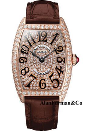 Franck Muller 18K RG Model 1752 QZ D CD 5N BROWN