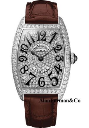 Franck Muller Platinum Model 1752 QZ D CD PT BROWN