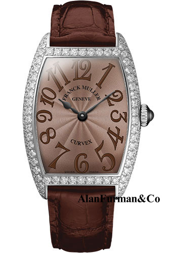 Franck Muller 18K WG Model 1752 QZ D OG CHOCOLATE