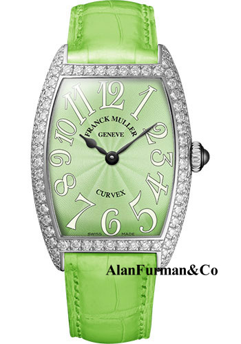 Franck Muller Platinum Model 1752 QZ D PT PASTEL GREEN