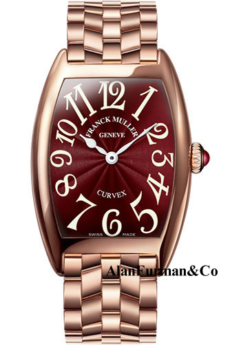 Franck Muller 18K RG Model 1752 QZ O 5N RED