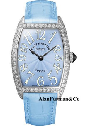 Franck Muller 18K WG Model 7502 QZ D OG PASTEL BLUE