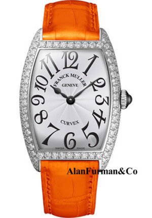 Franck Muller 18K WG Model 7502 QZ D OG WHITE ORANGE