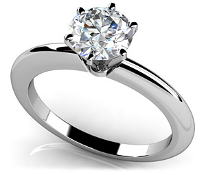 Diamond Ring Setting 14K White Gold Model AFC-MS119-ES