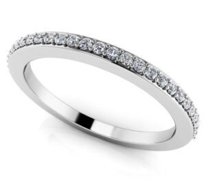 Diamond Ring 14K White Gold .20cttw Model AFC-MS137-W