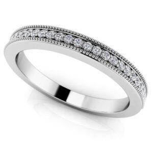 Diamond Ring 14K White Gold .20cttw Model AFC-MS205-W