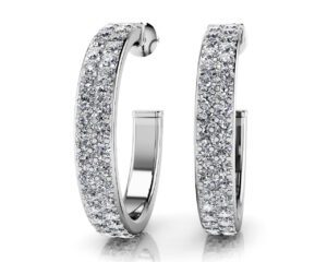 Diamond & 14K WG 2.56CTTW Earrings Model AFC-SE42-A
