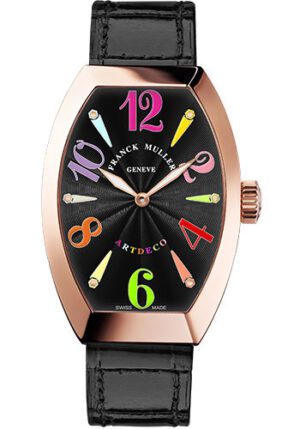 Franck Muller 18K RG 27mm Model 11002 L QZ COL DRM 5N Black