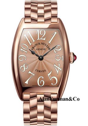 Franck Muller 18K RG Model 1752 QZ O 5N BRONZE