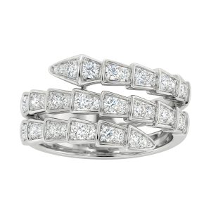 Snake Ring in 14K White Gold (AFC-RDIAL2370)