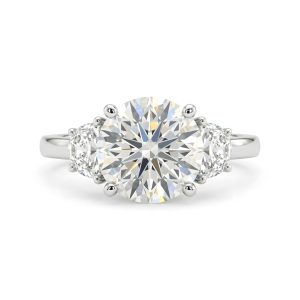 Vento Chiaro Ring in 14K White Gold (AFC-RDIAL1646)