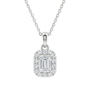 Aurora Bianca Necklace in 14K White Gold (AFC-PDIAL679)