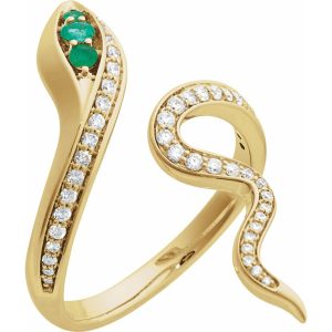 Emerald Serpent Embrace Ring (AFC-689137:600:P)
